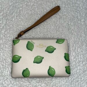 Coach Lime Fruit Wristlet